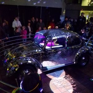 mosaic mirrored volkswagen bug